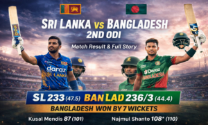 Sri Lanka vs Bangladesh 2nd ODI