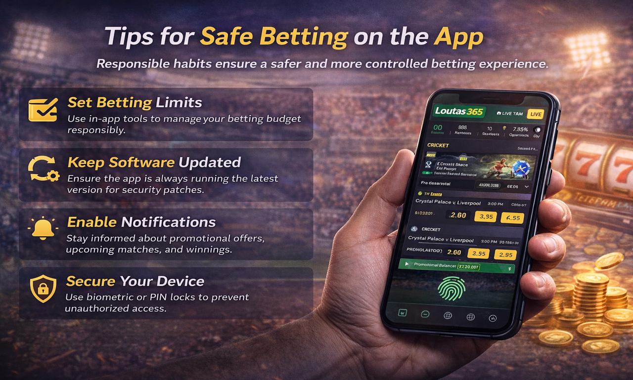 Tips for Safe Betting on the App