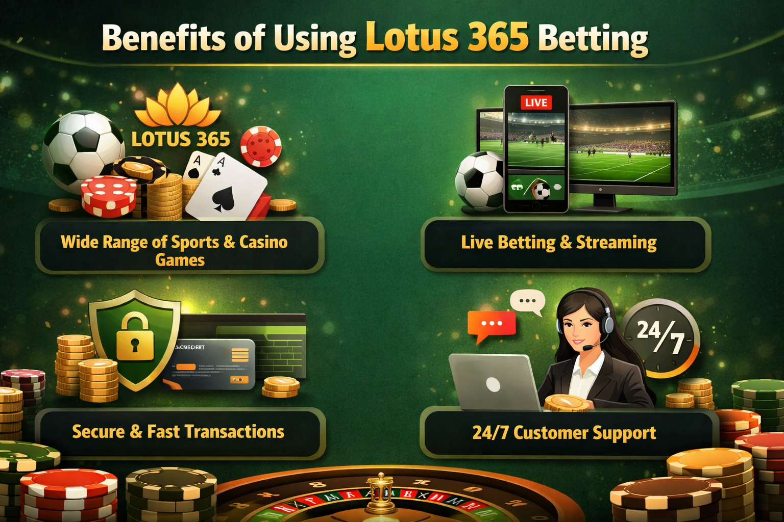 Benefits of Using Lotus 365 Betting