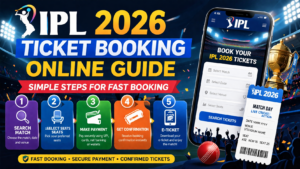 create image, image size16.9 for this titleIPL 2026 Ticket Booking Online Guide Simple Steps for Fast Booking